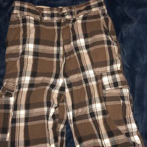 Plaid shorts